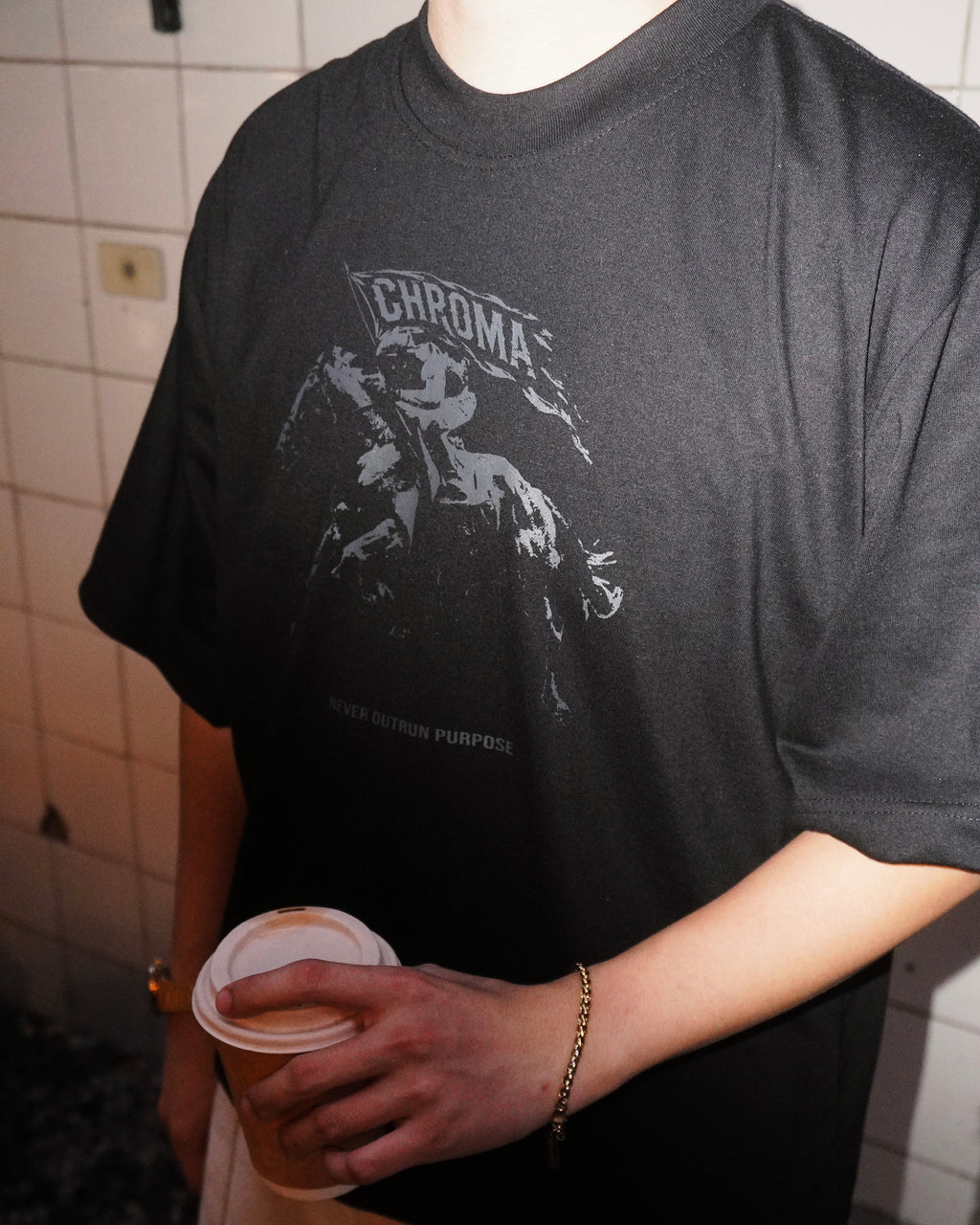 PURPOSE TEE IN BLACK
