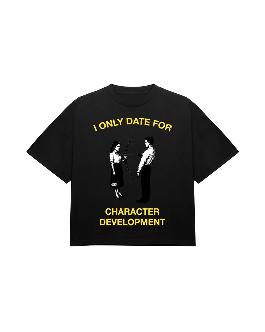 DATE TEE IN BLACK