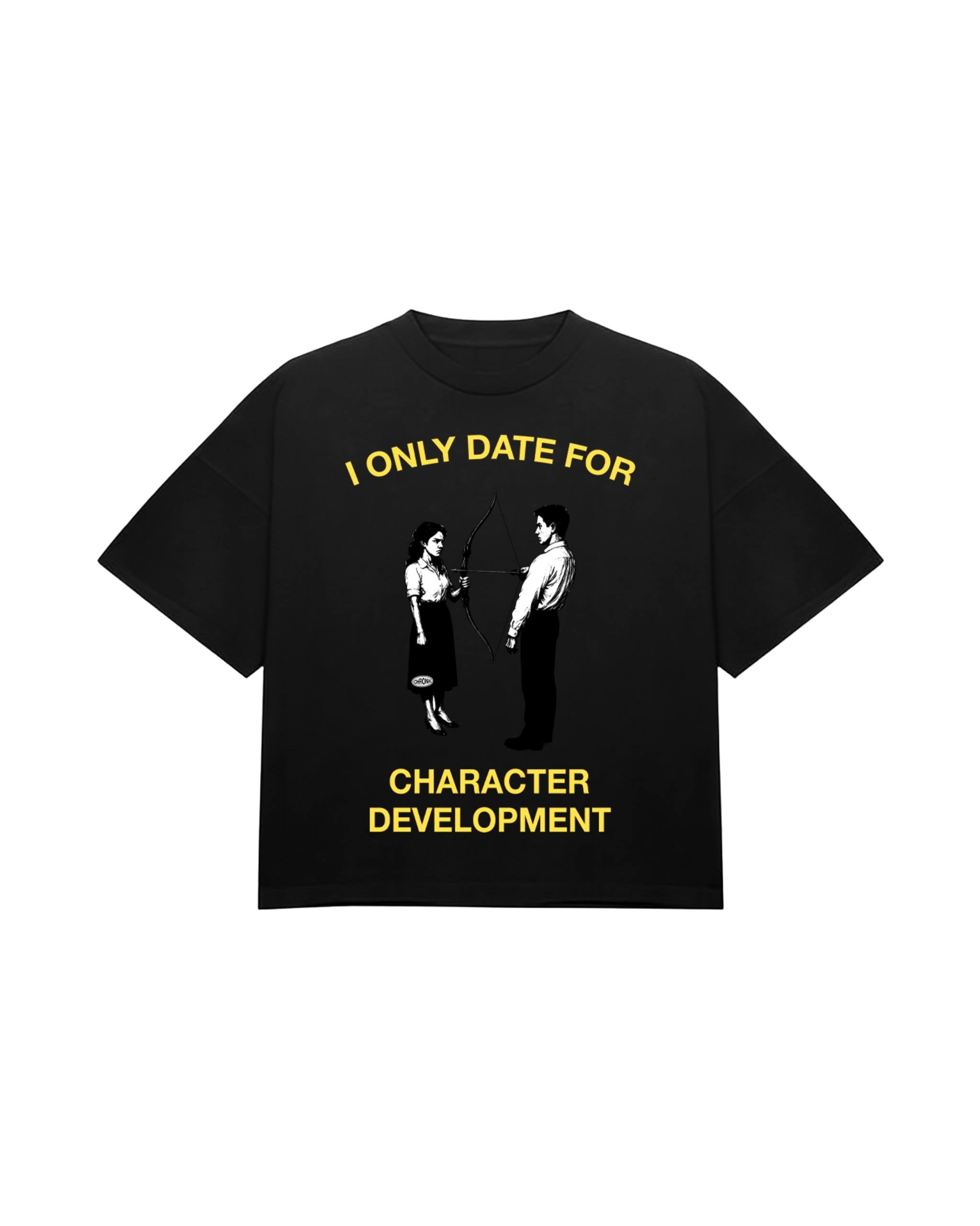 DATE TEE IN BLACK