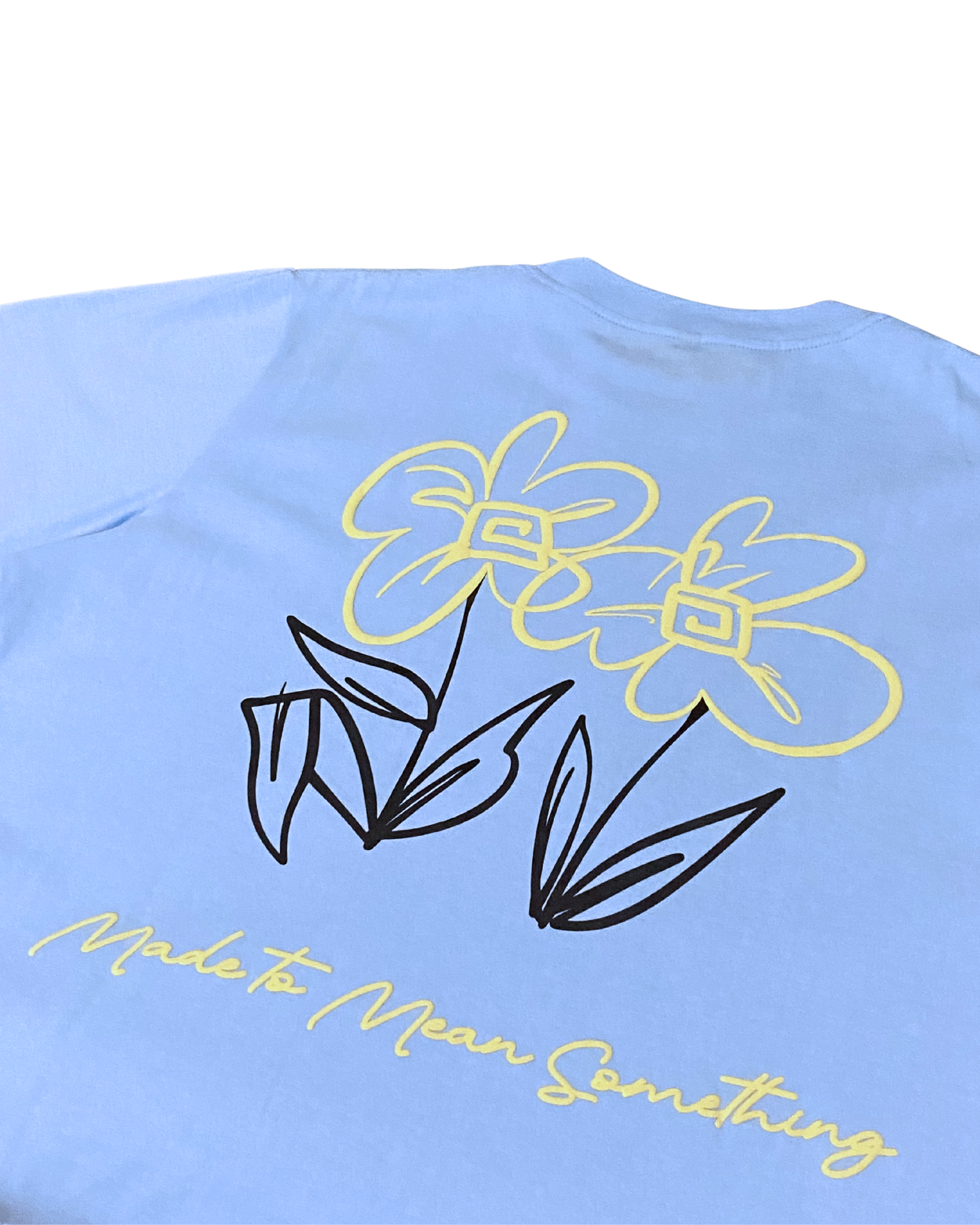 SAKURA TEE IN POWDER BLUE
