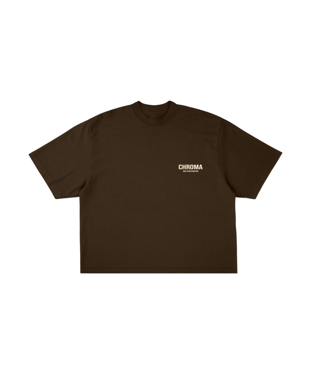 MOTION TEE IN CHOCO BROWN