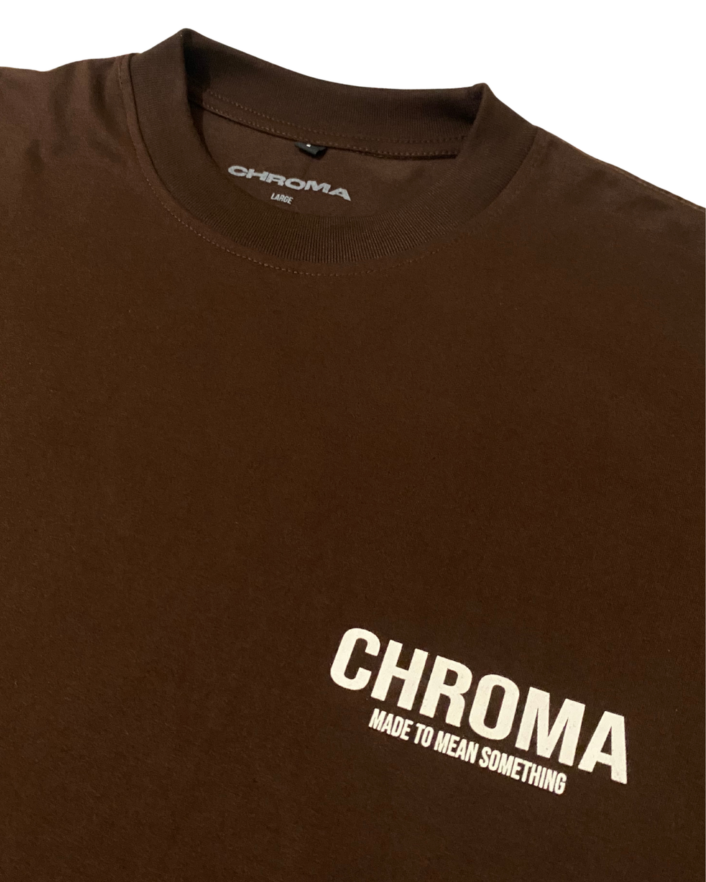 MOTION TEE IN CHOCO BROWN