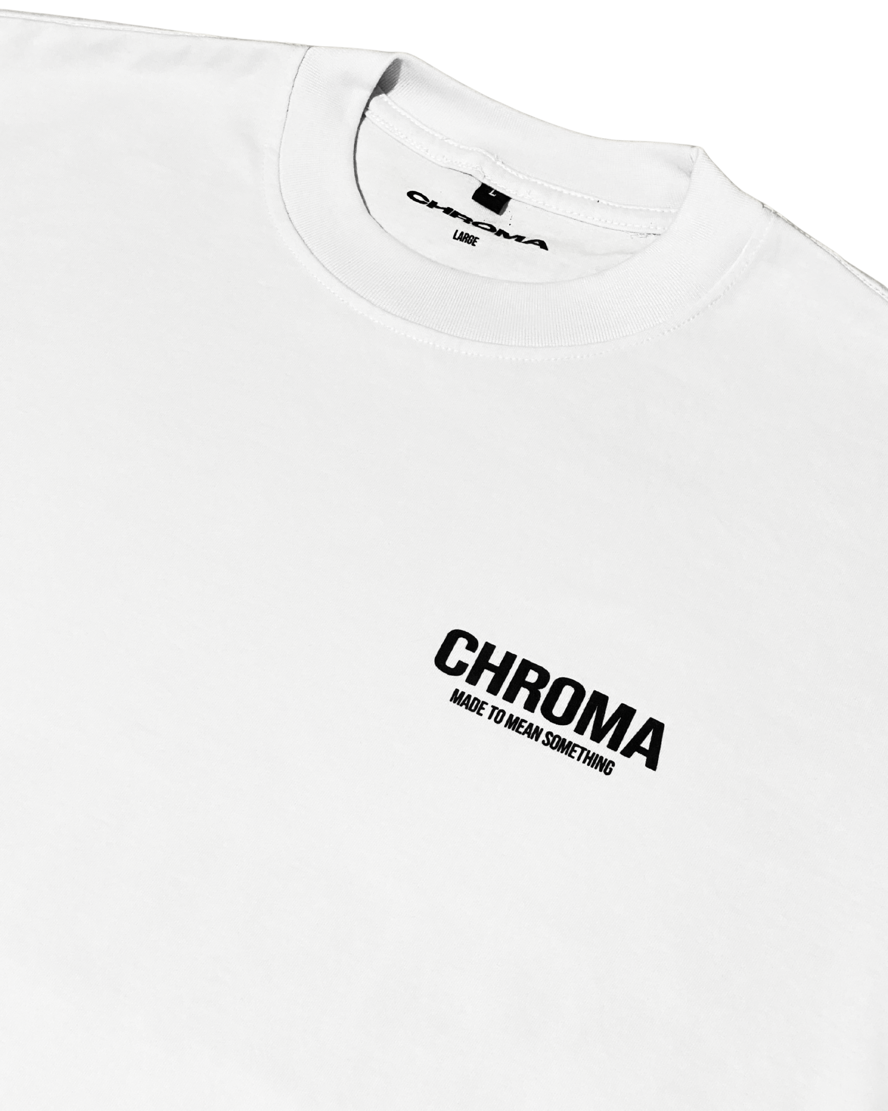 MOTION TEE IN WHITE