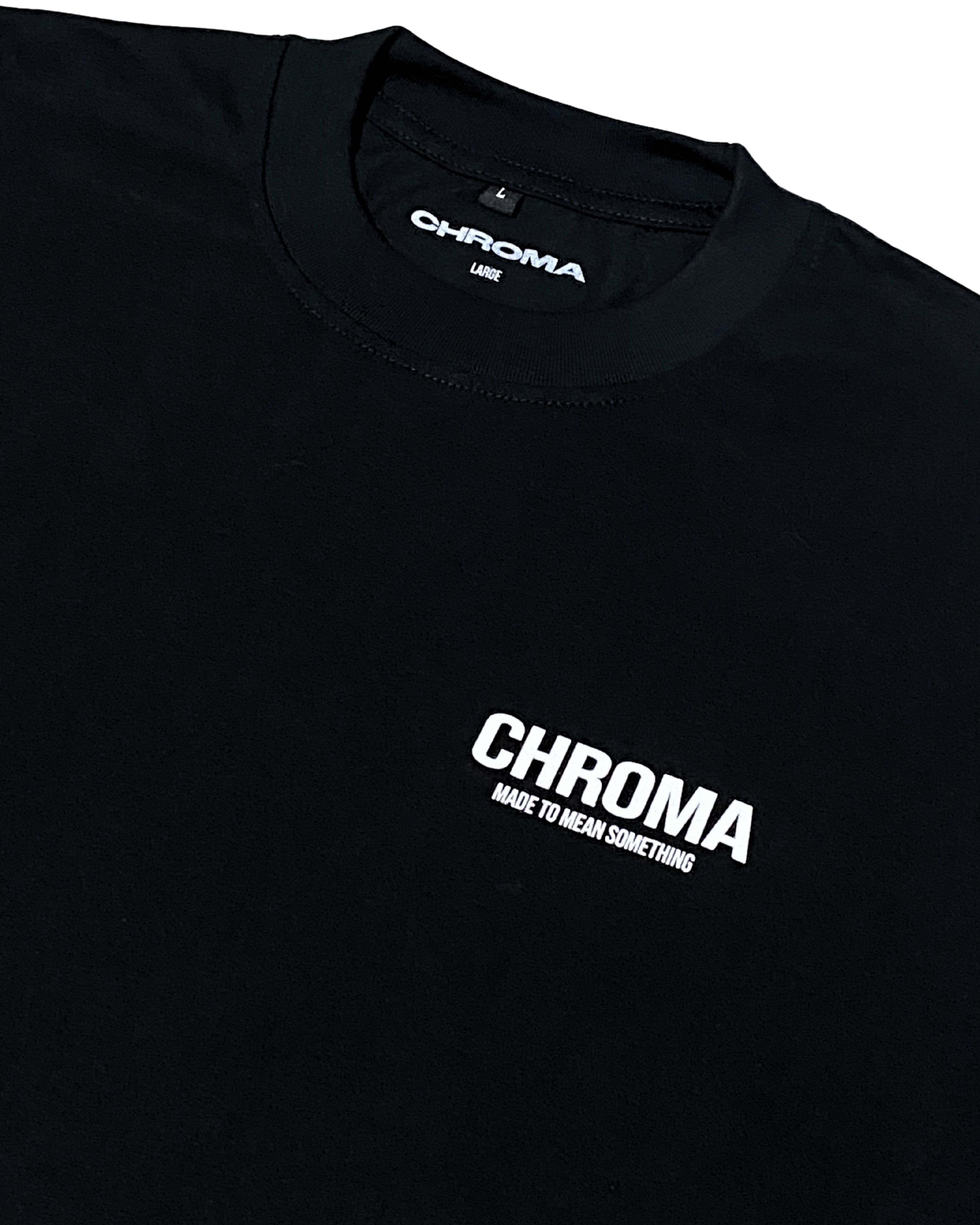 MOTION TEE IN BLACK